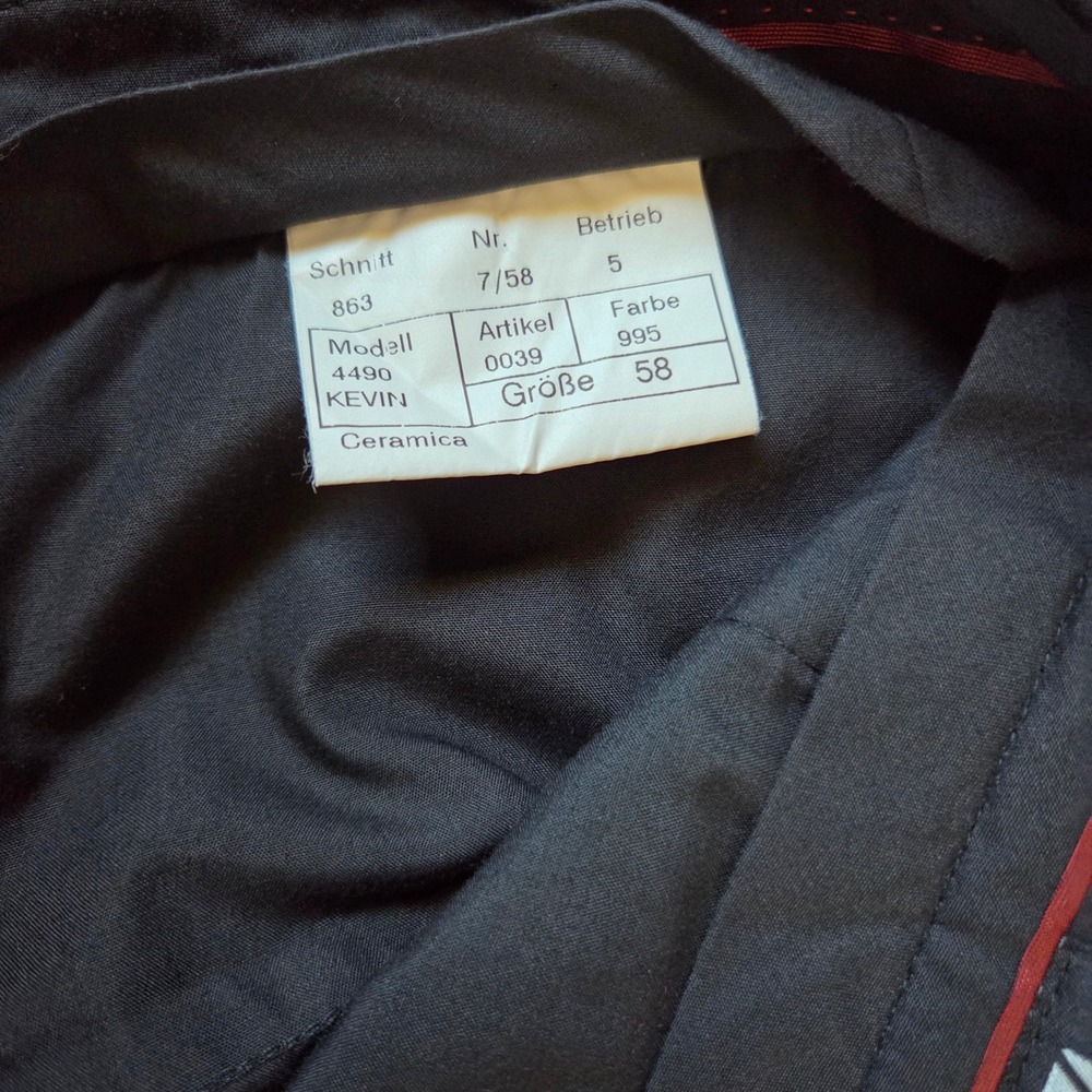 Alberto Kevin Ceramica Charcoal Gray Dress Pants Mens Size 42x32 Flat Front - Picture 3 of 8
